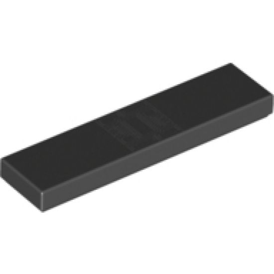 Tile 1 x 4 with Silver Rectangles Pattern (BrickHeadz Kylo Ren Belt)