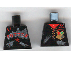 Torso Harry Potter Jacket, Red Shirt, Tatters, Hogwarts Tri-Wizard Tournament Uniform Pattern