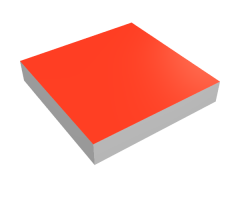 Tile 2 x 2 with Scala Red Top Pattern
