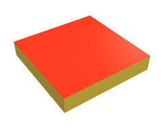 Tile 2 x 2 with Scala Red Top Pattern