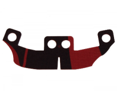 Minifigure, Body Wear Skirt Cloth Hakama with Dark Red Stripes Pattern