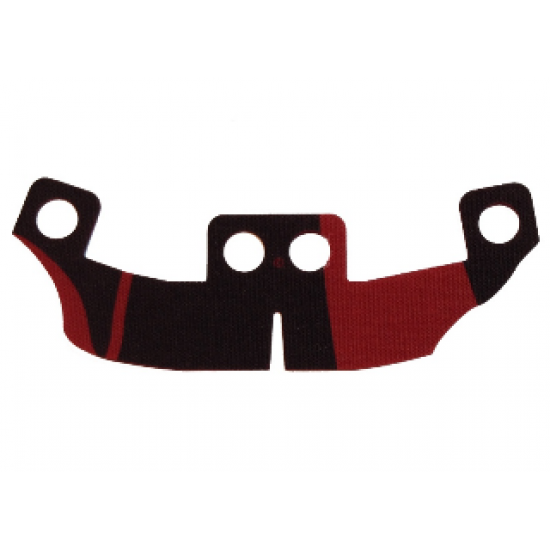 Minifigure, Body Wear Skirt Cloth Hakama with Dark Red Stripes Pattern