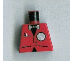 Torso Infomaniac with Bow Tie and Reverse-Italicized i Logo Pattern
