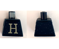 Torso Sweater with Letter 'H' Pattern