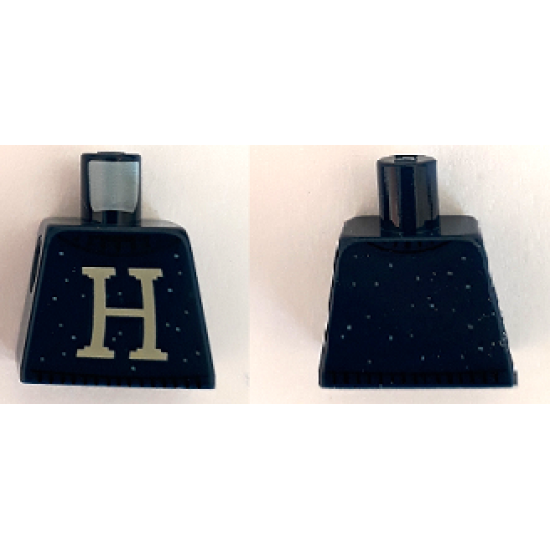 Torso Sweater with Letter 'H' Pattern
