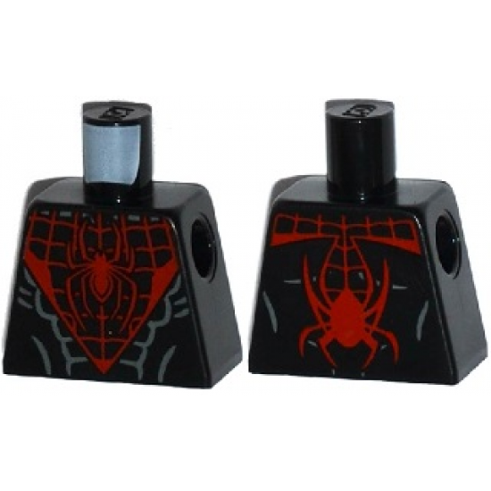 Torso Spider-Man Costume 5 Pattern (Miles Morales)