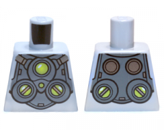 Torso Armor with Lime Circles Pattern (Doc Ock)