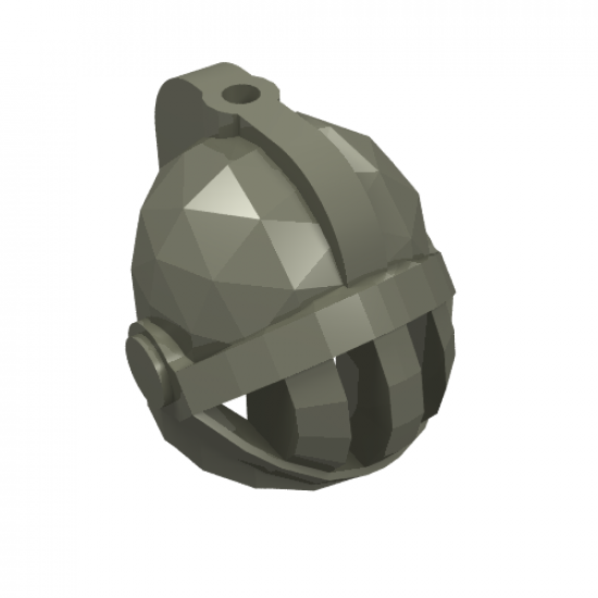 Minifigure, Headgear Helmet Castle with Fixed Face Grille