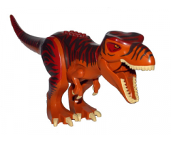 Animal, Dinosaur Tyrannosaurus rex with Dark Red Back