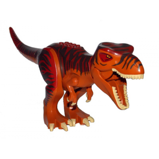 Animal, Dinosaur Tyrannosaurus rex with Dark Red Back