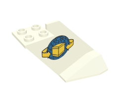 Tail Wedge with Box and Arrows and Globe Pattern