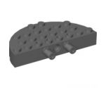 Brick, Round Corner 4 x 8 Full Brick Double with 2 Fixed Rotatable Friction Pins
