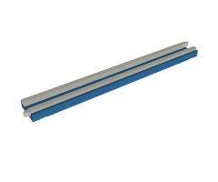Train, Track 12V Conducting Rail Straight without Cable Connection Holes