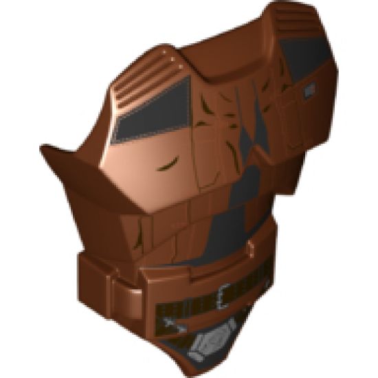 Large Figure Part Torso with SW Han Solo Pattern