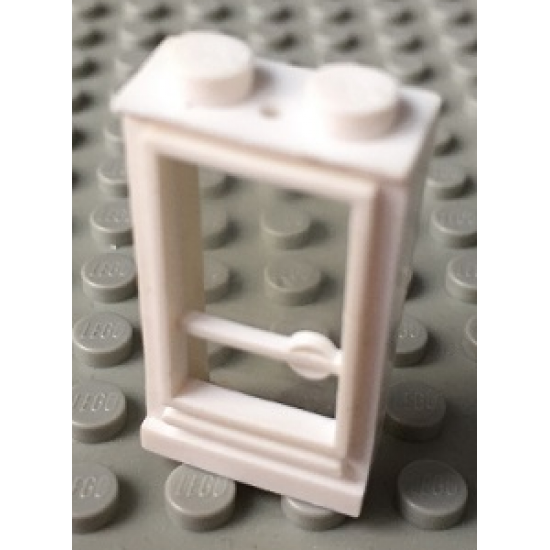 Door 1 x 2 x 3 Hinge on Left with Solid Studs and Fixed Glass