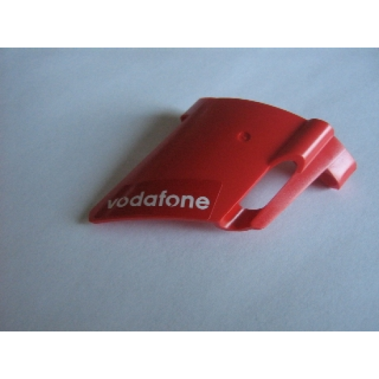 Technic, Panel Fairing #23 Large Short, Small Hole, Side B with 'vodafone' Pattern (Sticker) - Set 8386