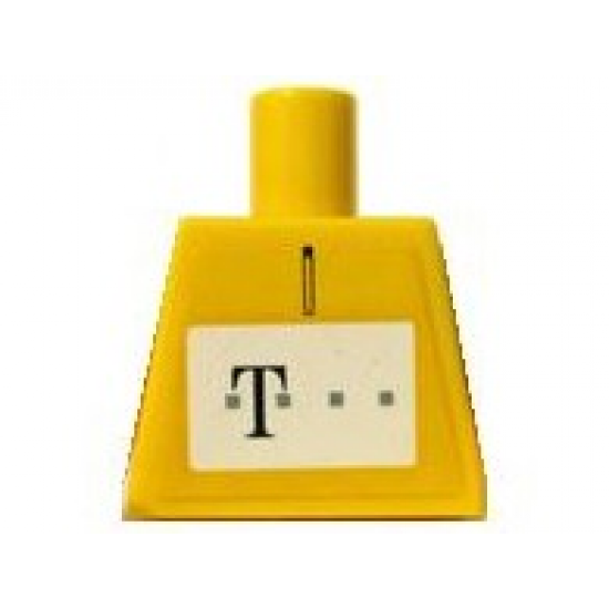 Torso German Telekom Yellow Pattern (Stickers)