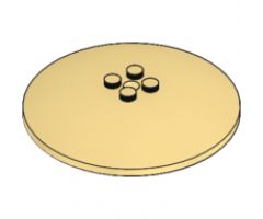 Dish 8 x 8 Inverted (Radar) - Solid Studs