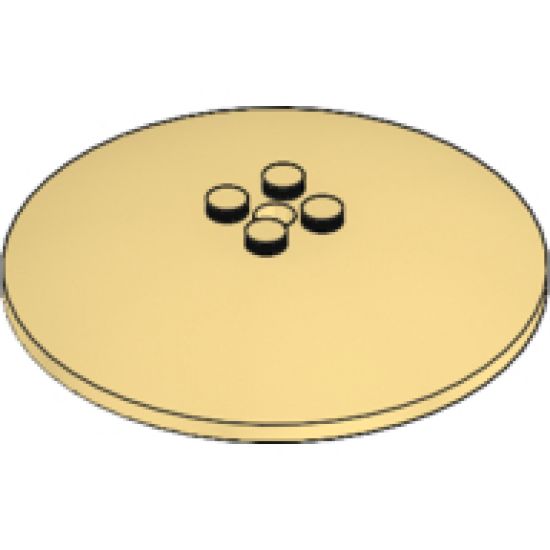 Dish 8 x 8 Inverted (Radar) - Solid Studs