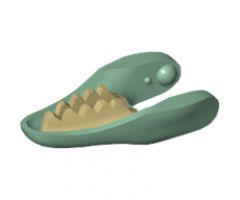 Animal, Body Part Dinosaur Jaw Lower Raptor with Tan Teeth Pattern
