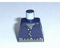 Torso Studios Plaid Button Shirt Ripped Pattern (Werewolf)