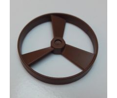 Bionicle Rhotuka Spinner, Marbled Flat Silver Pattern - Without Code on Side