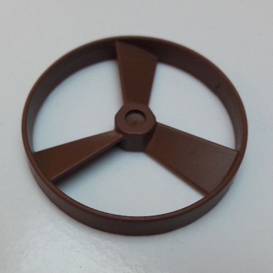 Bionicle Rhotuka Spinner, Marbled Flat Silver Pattern - Without Code on Side