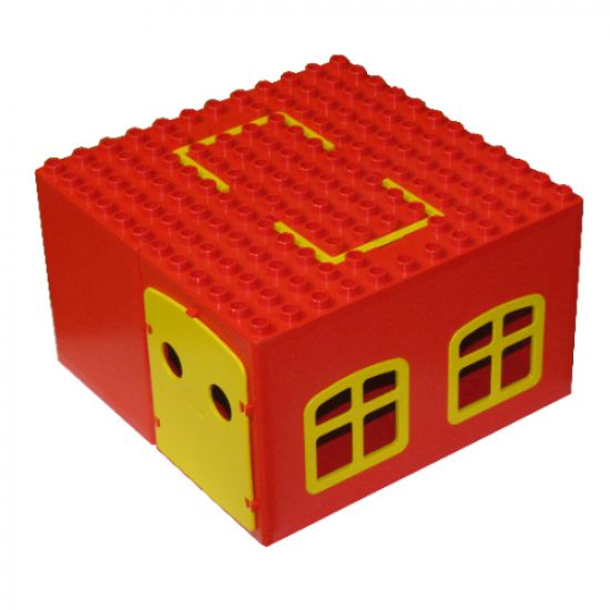 Duplo, Building 12 x 12 with Doors, Windows and Handles