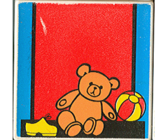 Duplo, Tile 2 x 2 x 1 with Home Mosaic Picture 16 Pattern (Set 9221)