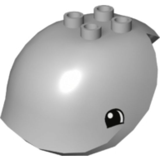Duplo, Animal Whale Head with Eyes Pattern