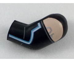 Arm, Left with Light Nougat Shoulder and Blue Line Pattern