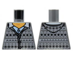 Torso Harry Potter Sweater Hooded with Fair Isle Pattern