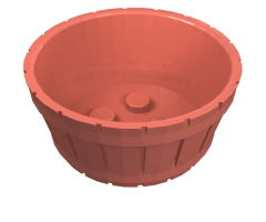 Container Barrel Half Large