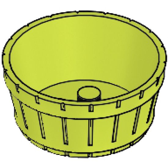 Container Barrel Half Large
