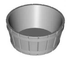 Container Barrel Half Large