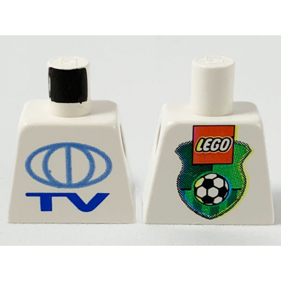 Torso TV Globe Big Pattern - Lego Soccer Logo on Back