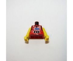 Torso NBA Player Number 10 Pattern / Yellow NBA Arms