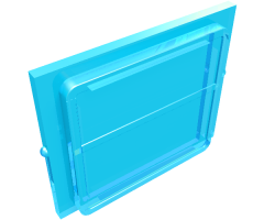 Glass for Train Window 1 x 4 x 3