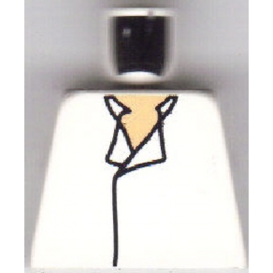 Torso SW Shirt Open Collar, No Vest, Light Nougat Pattern (Han Solo)