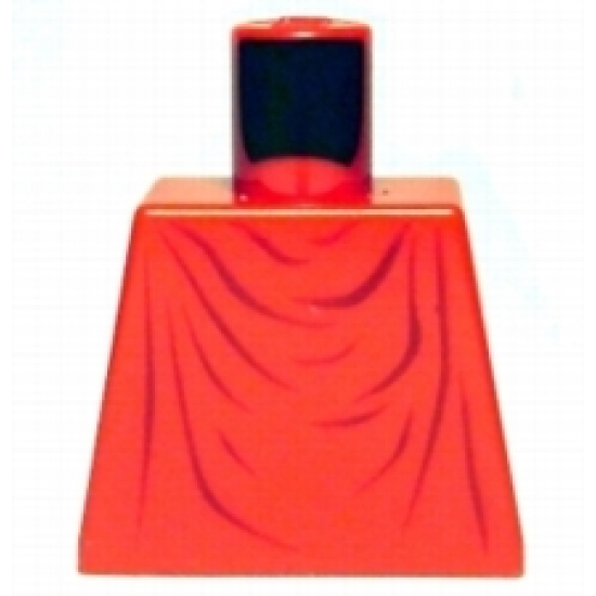 Torso SW Imperial Robe with Dark Red Creases Pattern (Royal Guard)