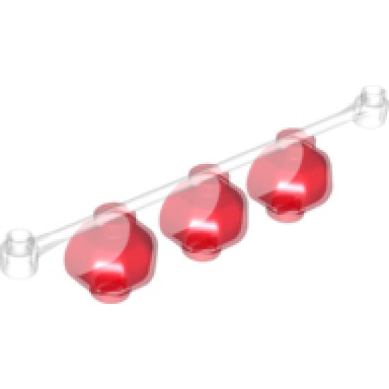 Duplo Chinese Lanterns with Trans-Clear Vine 13L (Duplo Length) with Studs on Ends
