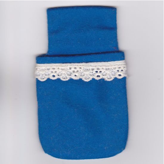 Belville Cloth Pouch, Child, Lace Trim
