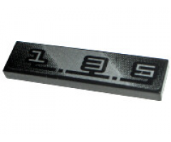 Tile 1 x 4 with '1-3-5' Gearbox Pattern (Sticker) - Set 8466