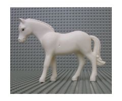 Horse, Belville with Black Rimmed Eyes with White and Dark Orange Irises Pattern