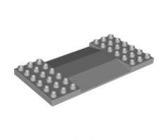 Duplo, Plate 6 x 12 with Center Ramp