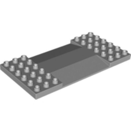 Duplo, Plate 6 x 12 with Center Ramp