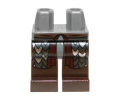 Hips and Dark Brown Legs with Scale Mail Pattern