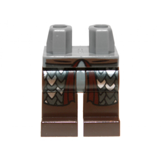 Hips and Dark Brown Legs with Scale Mail Pattern