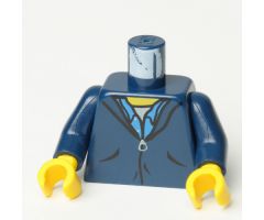 Torso Harry Potter Zipper Jacket and Blue Shirt Collar Pattern / Dark Blue Arms / Yellow Hands