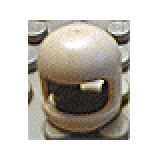 Minifigure, Headgear Helmet Space / Town with Thick Chin Strap (Undetermined Visor Dimple Presence Type)
